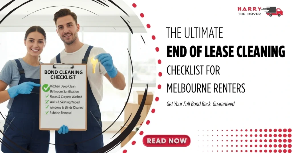 End of lease cleaning checklist for Melbourne renters with bond back guarantee service.